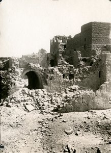 Stort tårn (qasr) i Sankt Simeons kloster, Aswan, Egypten, foto af Ugo Monneret de Villard af Ugo Monneret de Villard