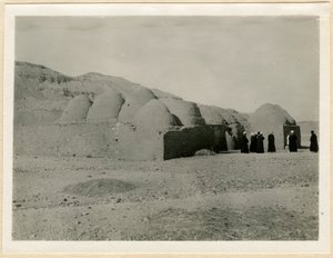 Klosteret for de hellige Theodore og Acladio, Medinet Habu, Egypten, foto af Ugo Monneret de Villard af Ugo Monneret de Villard
