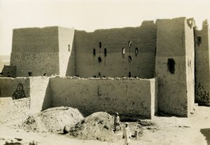 Simeons kloster, Aswan, Egypten, foto af Ugo Monneret de Villard af Ugo Monneret de Villard
