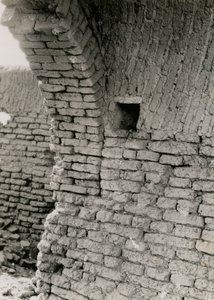 Ruiner af kirke i ørkenen, detalje af pendentiv til kuppel, Adindan, Egypten, foto af Ugo Monneret de Villard af Ugo Monneret de Villard