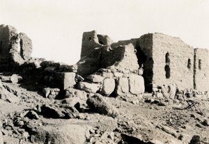 Ruiner på øen Bigeh, Egypten, foto af Ugo Monneret de Villard af Ugo Monneret de Villard