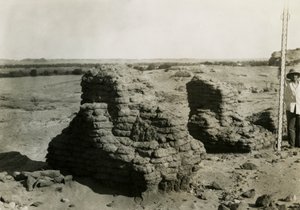 Grav i nekropolis, Qasr Ibrim, Egypten, foto af Ugo Monneret de Villard af Ugo Monneret de Villard
