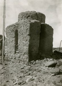 Grav i den nordlige nekropol, Qasr Ibrim, Egypten, foto af Ugo Monneret de Villard af Ugo Monneret de Villard
