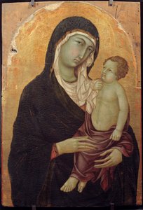 Virgin and Child Painting on wood by Ugolino di Nerio Dani