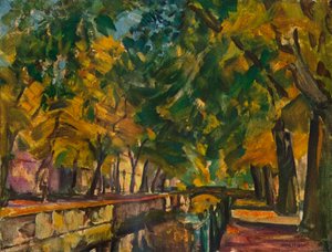 Kanalen ved Potsdam, c1926 af Ulrich Hubner