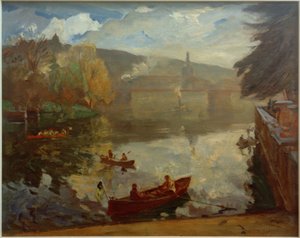 Die Havel bei Postdam af Ulrich Hubner