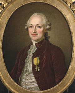 Baron Erik Magnus de Stael Holstein, Sveriges ambassadør i Frankrig - Portræt af Baron Erik Magnus Stael von Holstein (1749-1802), af Pasch, Ulrika Fredrika (1735-1796). Olie på lærred