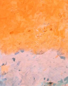 Orange Blush – Abstrakt af Uma Gokhale