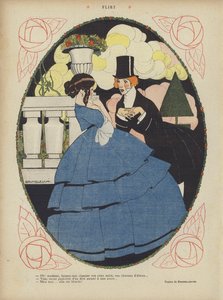 Illustration til Le Rire (farve litho) af Umberto (after) Brunelleschi
