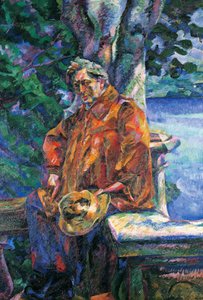 Portræt af Maestro Ferruccio Busoni (olie på lærred) af Umberto Boccioni