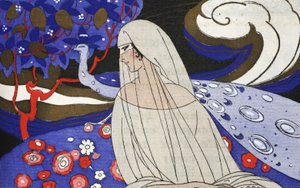 Song of Denderan (pochoir print) af Umberto Brunelleschi