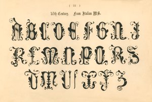 16. århundrede. Fra italiensk MS., 1862 af Unbekannt