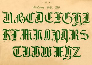 16. århundrede. Gotisk. MS, 1862 af Unbekannt