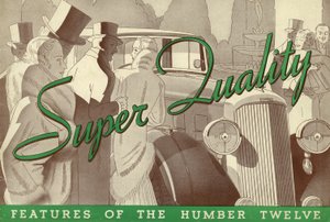 1934 Humber Twelve salgsbrochure. af Unbekannt