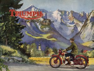 1948 Triumph 5T speed twin brochure. af Unbekannt
