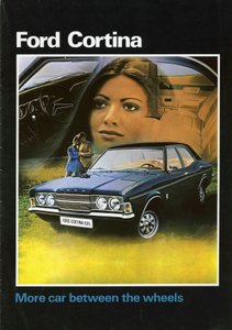 1972 Ford Cortina Mk3 salgsbrochureomslag. af Unbekannt
