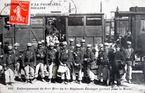 1. regiment Franske Fremmedlegion, Marokko, 1911 af Unbekannt