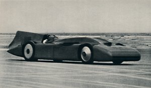 276 miles i timen på sandet ved Daytona, 1937 af Unbekannt