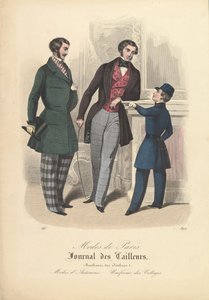 892 fra Modes de Paris, Journal des Tailleurs, 1848. af Unbekannt