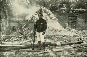 En belgisk forpost, 1919. af Unbekannt