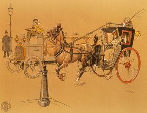 En Berliet lastbil, 1906 af Unbekannt