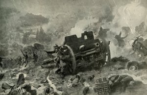 Et strålende fransk angreb på den tyske stilling i Argonne, 1919. af Unbekannt