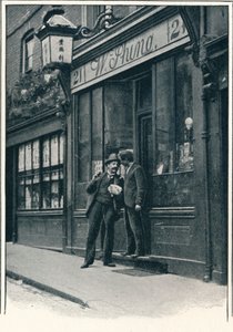 En kinesisk butik, Limehouse, London, c1900 1901 af Unbekannt