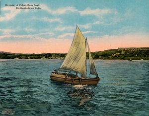 En cubansk bumboat, Havana, c1920 af Unbekannt