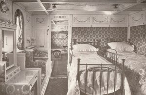 Et hjem på det rullende dyb. Ombord på en Royal Mail., 1914 af Unbekannt