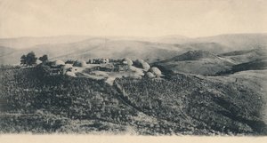 A Kafir Kraal - Zululand, begyndelsen af det 20. århundrede. af Unbekannt