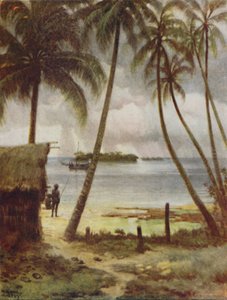 En lagune, Salomonøerne, 1923. af Unbekannt
