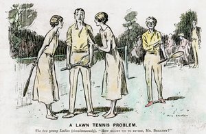 Et Lawn Tennis Problem, 1923 af Unbekannt
