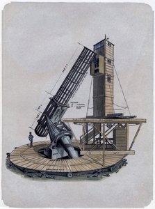 En Newtonsk reflektor, 1870 af Unbekannt