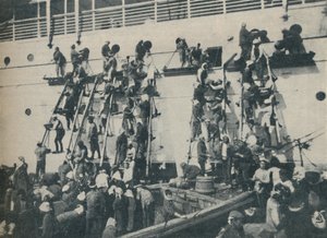 En ny metode til kuldannelse ved havnen i Yokohama, 1936 af Unbekannt