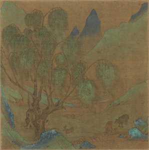 En pastoral scene, 1271-1368. af Unbekannt