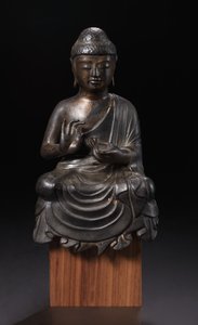En prædikende Buddha, 8. århundrede. af Unbekannt