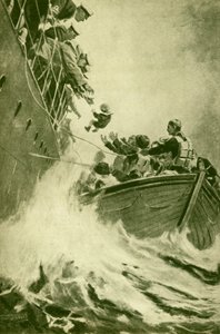 En redning til søs, c1930. af Unbekannt