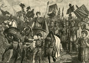 En romersk triumf, 1890. af Unbekannt