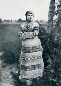 En russisk bonde i kostume, 1912 af Unbekannt