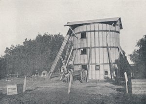 En silo, nær Mildura, Victoria, 1923. af Unbekannt