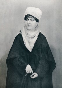 En tyrkisk dame i udendørs kostume, 1912 af Unbekannt