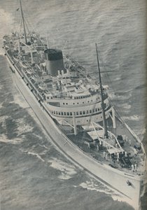 Et Twin-Screw motorskib, Stirling Castle bygget af Harland og Wolff, 1937 af Unbekannt