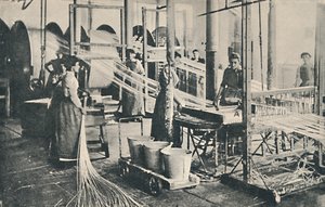 En vokskonusfremstillingsfabrik, 1917 af Unbekannt