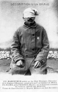 En rekonvalescerende legionær, Sidi Bel Abbes, Algeriet, 1910 af Unbekannt