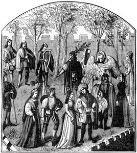 Ein Tanz in einem Garten, 13.-15. Jahrhundert, 1882-1884