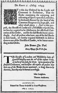 En faksimile af ordren om afbrænding af Idrættens Bog, 1643 1903 af Unbekannt
