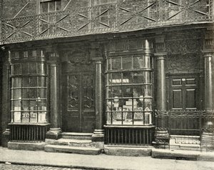 En fin butik i Artillery Row, Houndsditch, London, i sidste halvdel af det attende århundrede, af Unbekannt