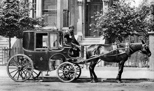 En hestevogn, London, 1926-1927 af Unbekannt