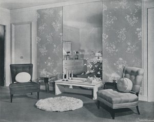 Et moderne soveværelse inspireret af kineserne, 1942 af Unbekannt