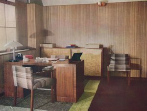 Et privat kontor designet og udført af Gordon Russell Ltd., Broadway Worcs og London, 1935 af Unbekannt